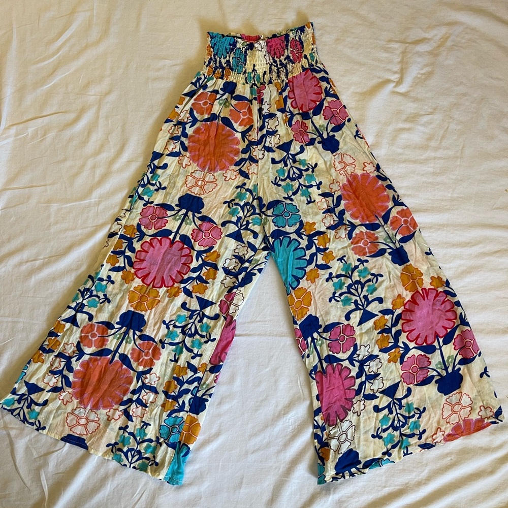 Rachel Roy, flowy floral pants, size S